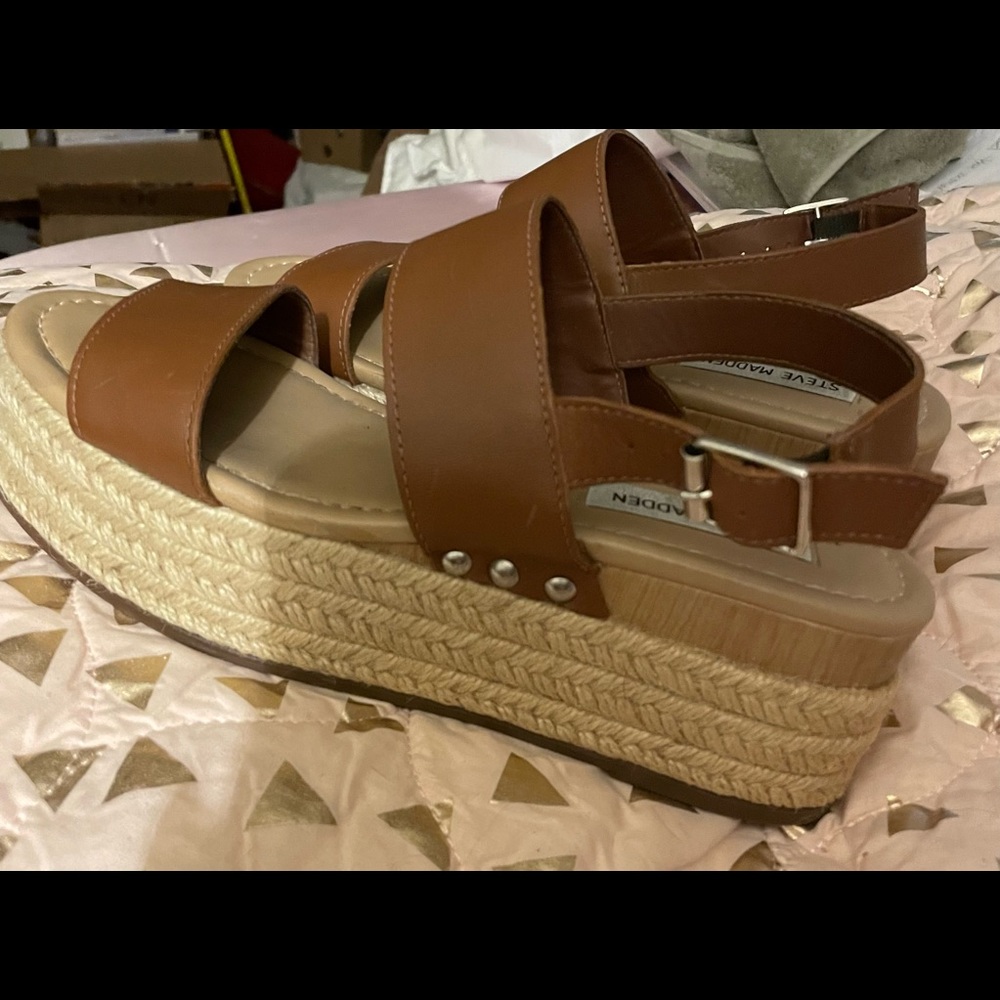 Steve Madden Sandals Size 8 Like New
